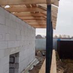 строительство двухскатной крыши