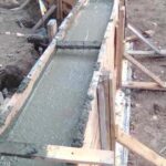 Заливка фундамента