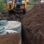 Монтаж бетонного септика