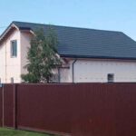 Двухэтажный дом с мансардным этажом