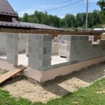 Кладка стен бани из газоблоков