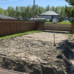 Песчаное основание для монолитной плиты