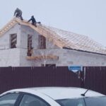 Строительство двухскатной крыши