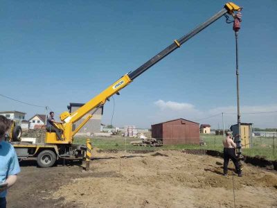 Бурение под сваи