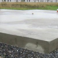 Готовый монолитный фундамент под баню из бруса в Красном Востоке