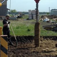 Бурение под сваи