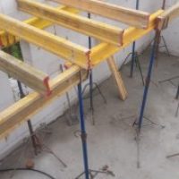 Установка опалубки для монолитного перекрытия